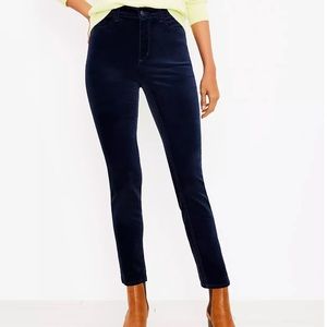 Loft Velvet Skinny Pants